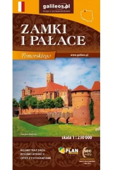 Zamki i pałace Pomorskiego 1:230 000