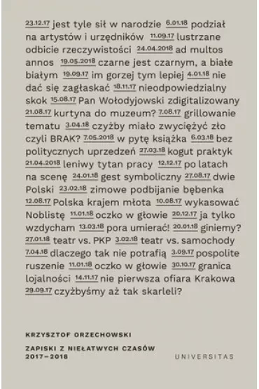 Zapiski z niełatwych czasów 2017-2018