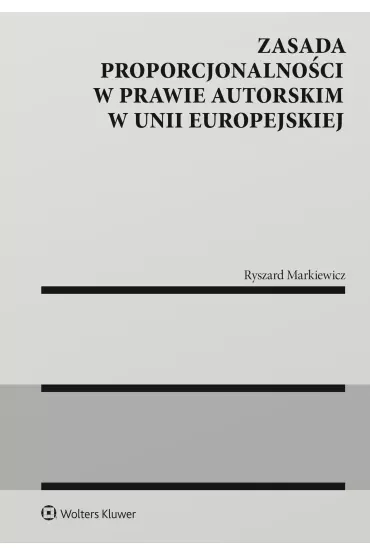 Zasada proporcjonalnosci w prawie autors