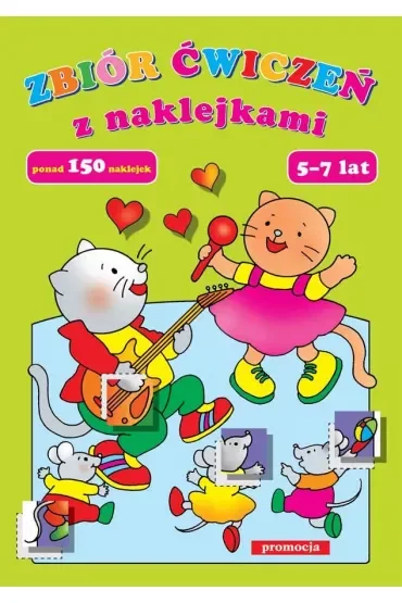 Zbiór ćwiczeń z naklejkami 5-7 lat