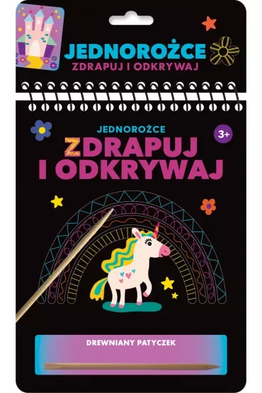 Zdrapuj i odkrywaj. Jednorożce