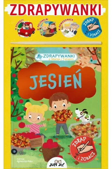 Jesień. Zdrapywanki z Manią i Tyniem