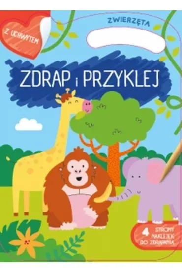 Zdrapywanki z rączką. Zwierzęta