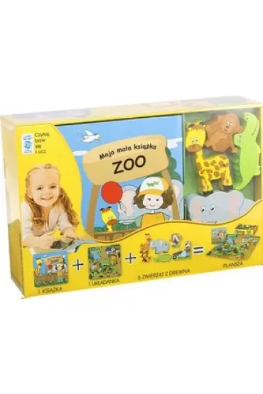 Zestaw aktywizujący Moja mała książka  ZOO. Czytaj, baw się i ucz