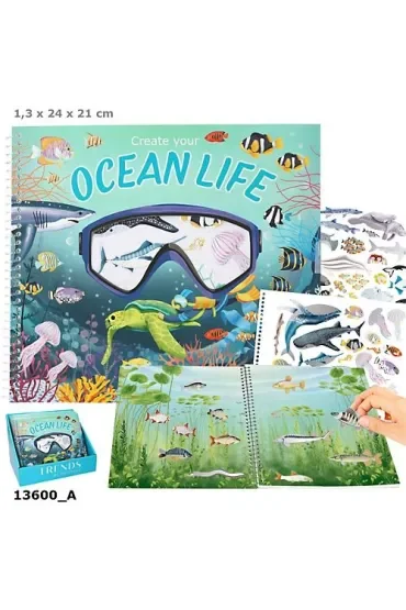 Zestaw Create your Ocean Life z naklejkami 13600A