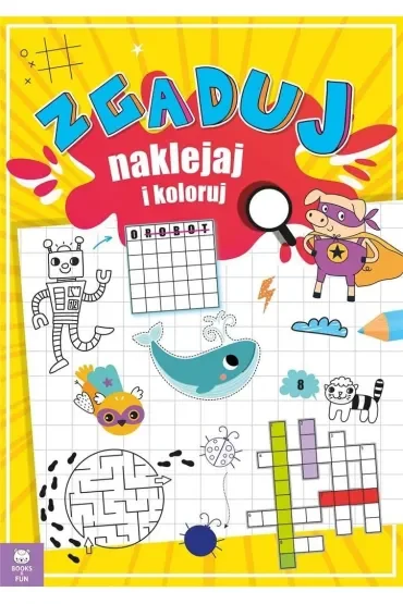 Zgaduj, naklejaj i koloruj