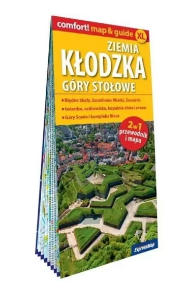 Ziemia Kłodzka map&guide XL PL laminat 2024