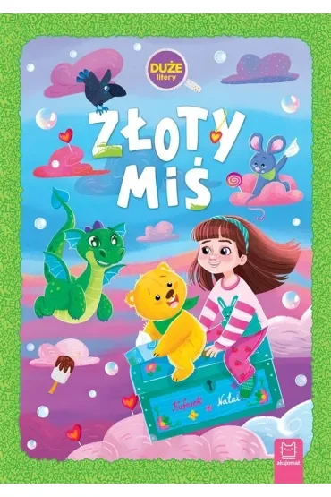 ZŁOTY MIŚ. DUŻE LITERY. OPRAWA TWARDA