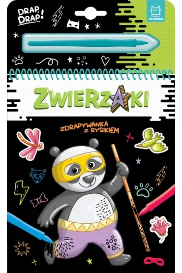 Zwierzaki. Zdrapywanka z rysikiem