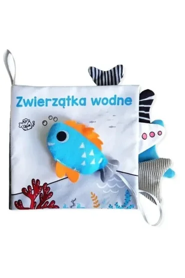 Książeczka sensoryczna 150X150 Zwierzątka wodne SKRZAT 980843