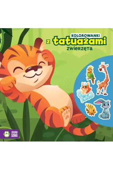 Zwierzęta. Kolorowanki z tatuażami