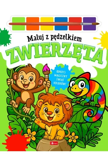 Zwierzęta. Maluj pędzelkiem