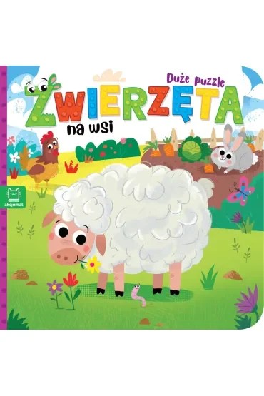 Zwierzęta na wsi. Duże puzzle