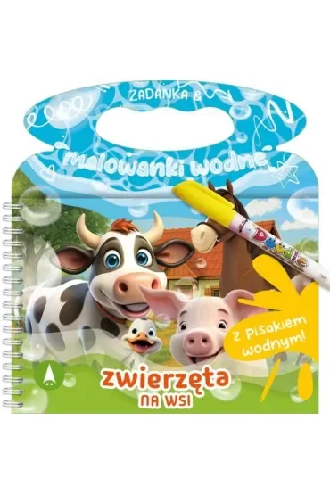 Malowanka 200X140 Zadanka & malowanki wodne. Zwierzęta na wsi  PISAK SKRZAT 981031