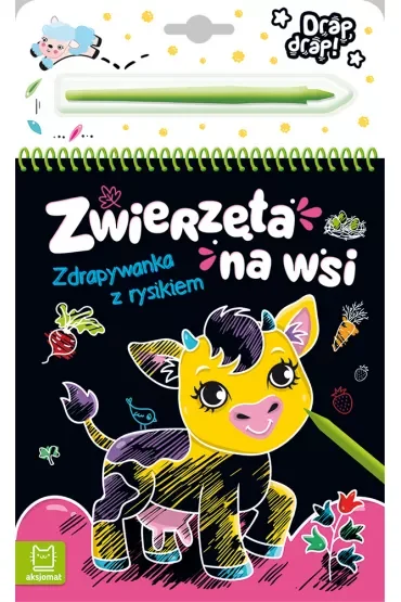 ZWIERZĘTA NA WSI. ZDRAPYWANKA Z RYSIKIEM
