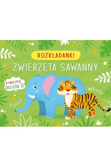 Zwierzęta sawanny. Rozkładanki