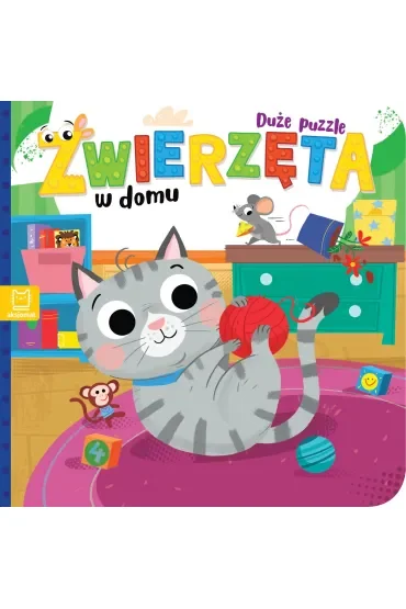 Zwierzęta w domu. Duże puzzle