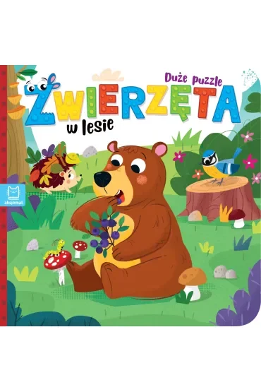 Zwierzęta w lesie. Duże puzzle