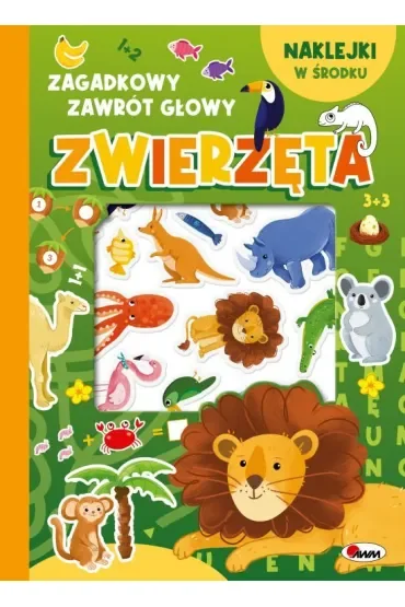KSIAZECZKA EDUK A4 ZAGADKOW ZAWROT ZWIERZ NA AWM
